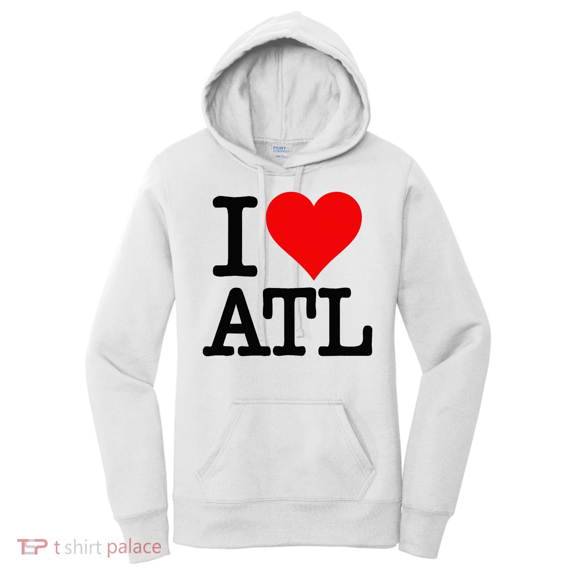 I LOVE ATLANTA GEORGIA HEART Women's Hoodie