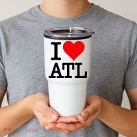 I LOVE ATLANTA GEORGIA HEART Tumbler thumb 2