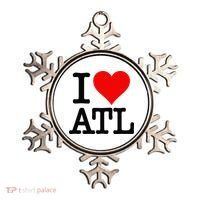I LOVE ATLANTA GEORGIA HEART Ornament thumb 0