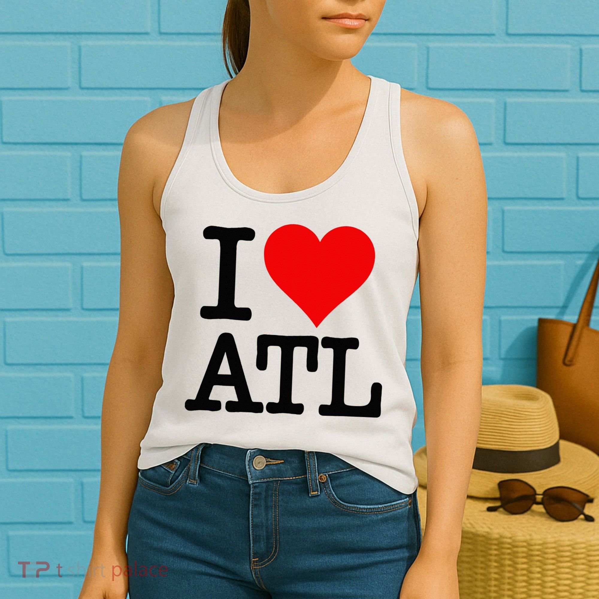 I LOVE ATLANTA GEORGIA HEART Women's Tank Top