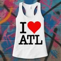 I LOVE ATLANTA GEORGIA HEART Women's Tank Top thumb 3