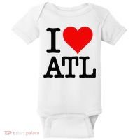 I LOVE ATLANTA GEORGIA HEART Baby Bodysuit thumb 0