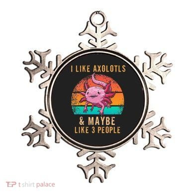 I Like Axolotl And Maybe 3 People Mexican Walking Fish Ornament