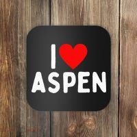 I Love Aspen Coaster thumb 0