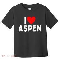 I Love Aspen Toddler T-Shirt thumb 0