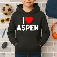 I Love Aspen Kids Hoodie thumb 2
