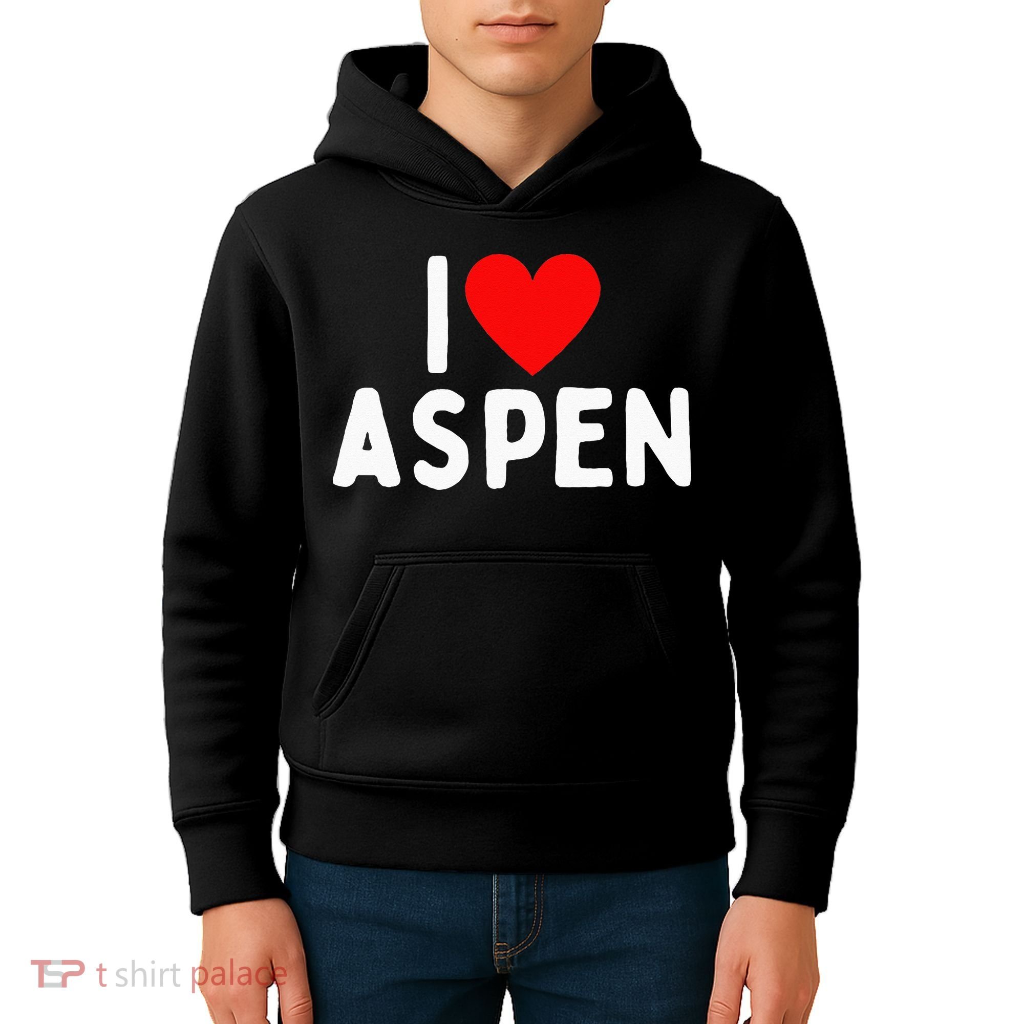 I Love Aspen Kids Hoodie