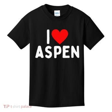 I Love Aspen Kids T-Shirt