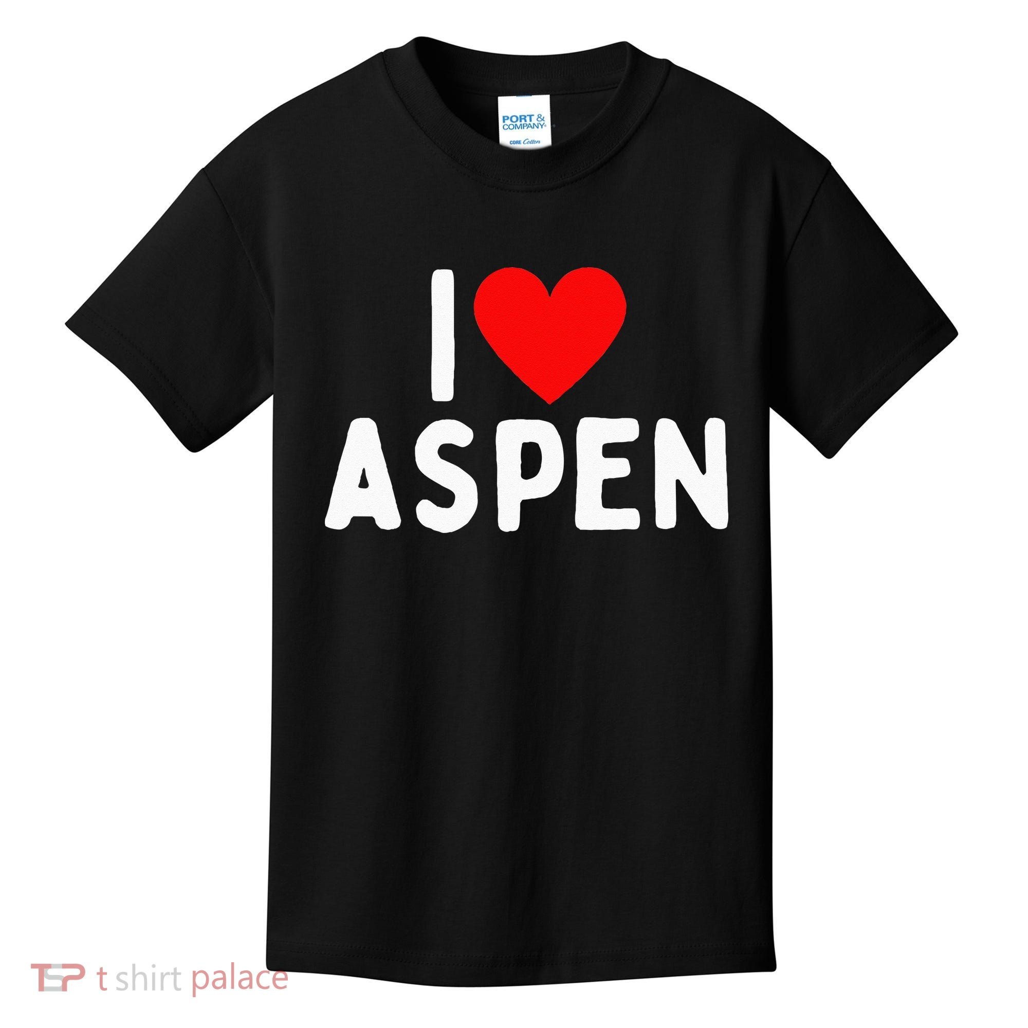 I Love Aspen Kids T-Shirt