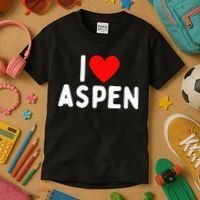 I Love Aspen Kids T-Shirt thumb 3