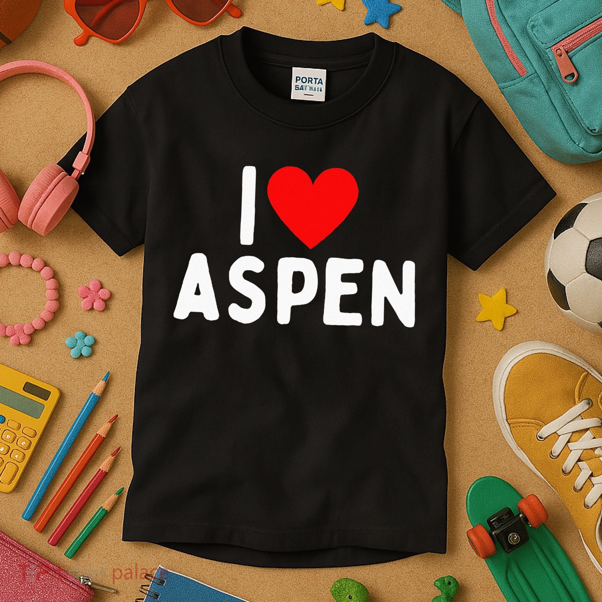 I Love Aspen Kids T-Shirt