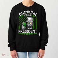 Ing Like A President Irish Abraham Lincoln St Patricks Gift Women's Sweatshirt thumb 0