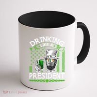 Ing Like A President Irish Abraham Lincoln St Patricks Gift Coffee Mug thumb 1