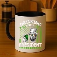 Ing Like A President Irish Abraham Lincoln St Patricks Gift Coffee Mug thumb 4
