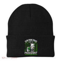 Ing Like A President Irish Abraham Lincoln St Patricks Gift Beanie thumb 0