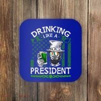 Ing Like A President Irish Abraham Lincoln St Patricks Gift Coaster thumb 0