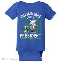 Ing Like A President Irish Abraham Lincoln St Patricks Gift Baby Bodysuit thumb 0