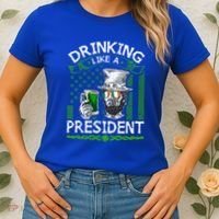Ing Like A President Irish Abraham Lincoln St Patricks Gift Women's T-Shirt thumb 2