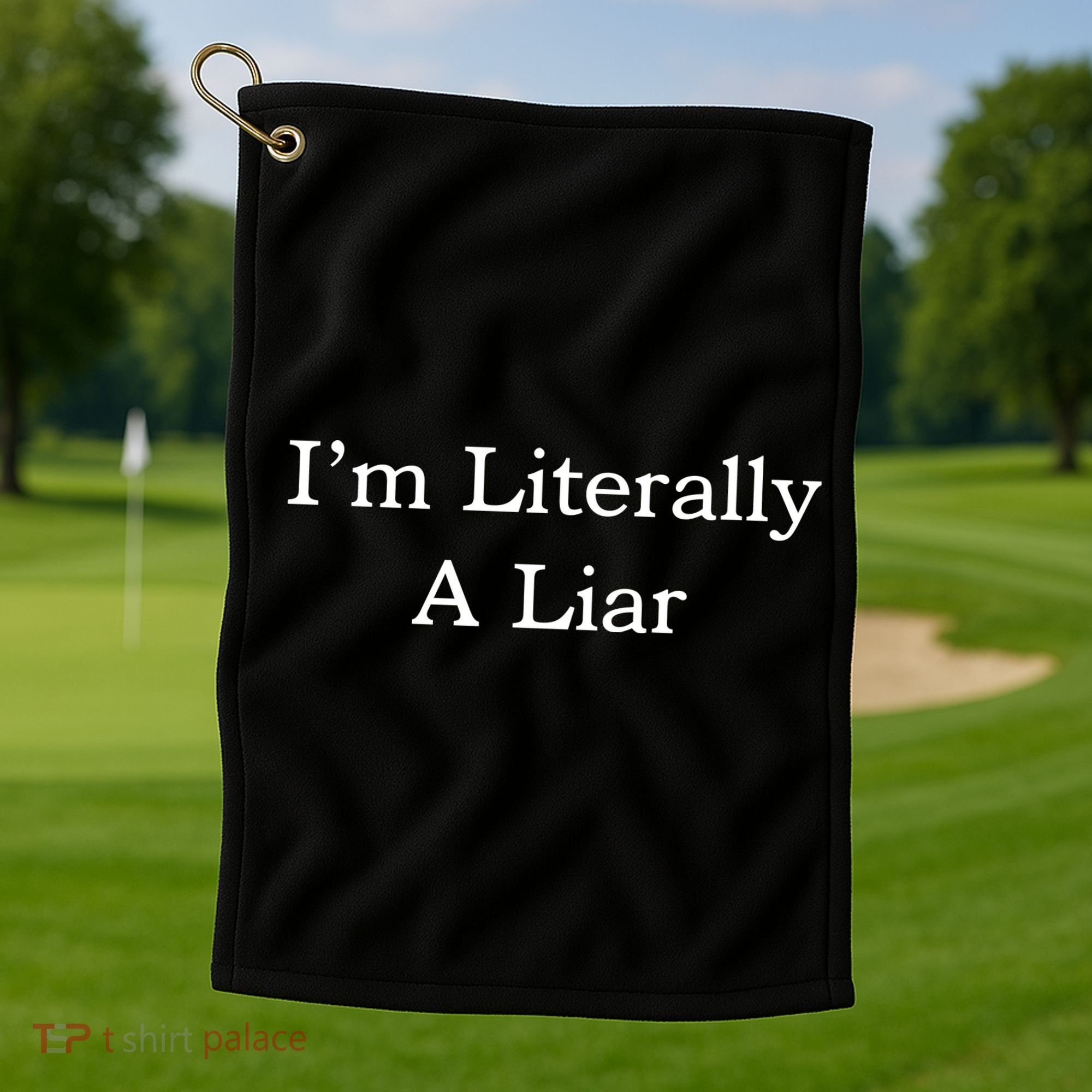 I'm Literally A Liar Pfizer Director Quote Golf Towel
