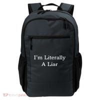 I'm Literally A Liar Pfizer Director Quote Backpack thumb 0