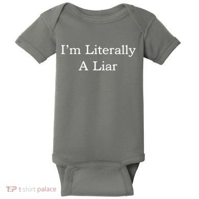 I'm Literally A Liar Pfizer Director Quote Baby Bodysuit