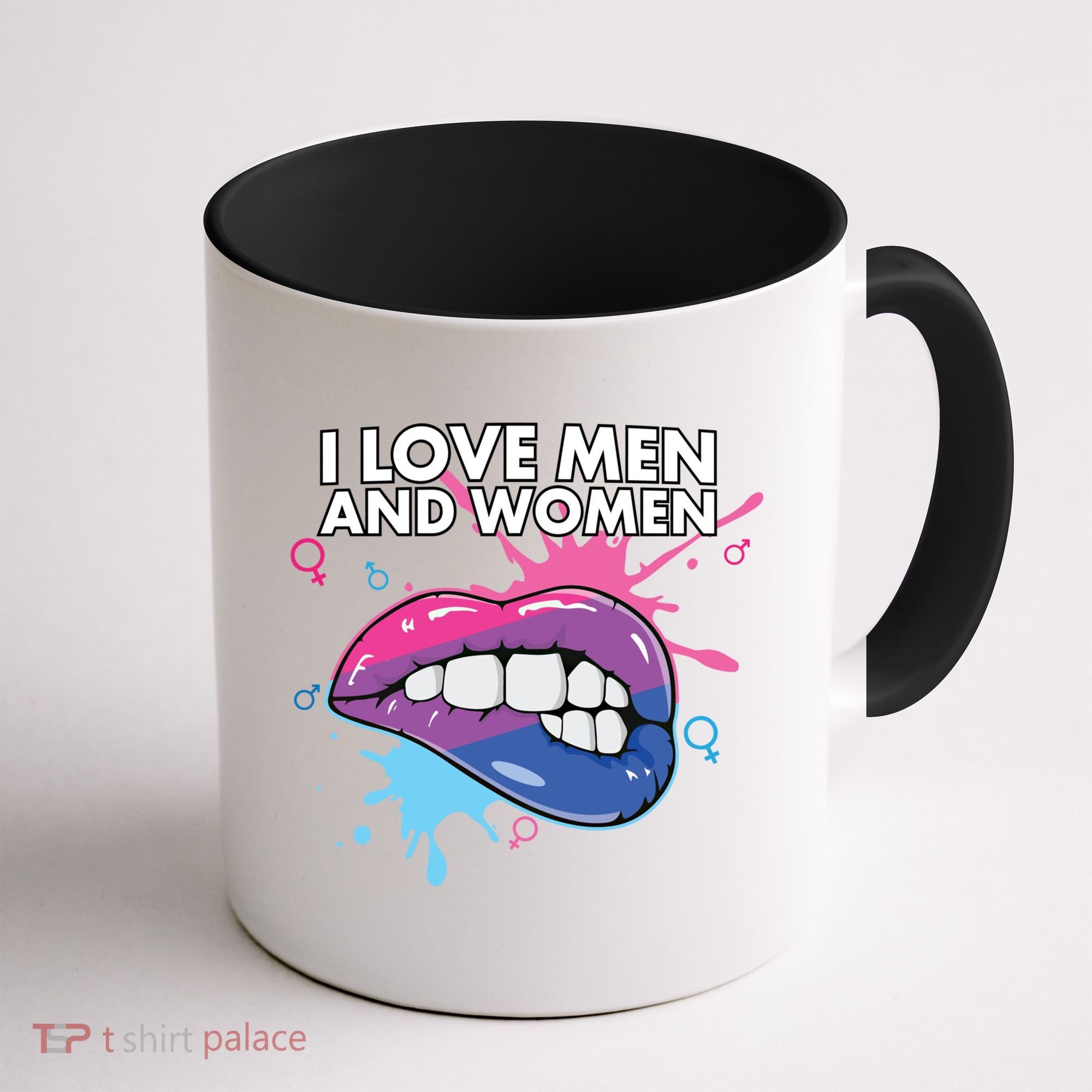 I Love And Bisexual Pride Bisexuality Lgbtq Cool Gift Coffee Mug