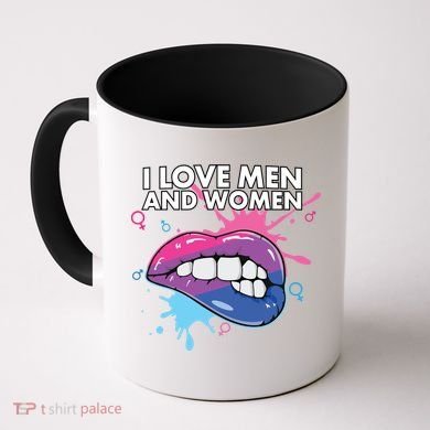 I Love And Bisexual Pride Bisexuality Lgbtq Cool Gift Coffee Mug