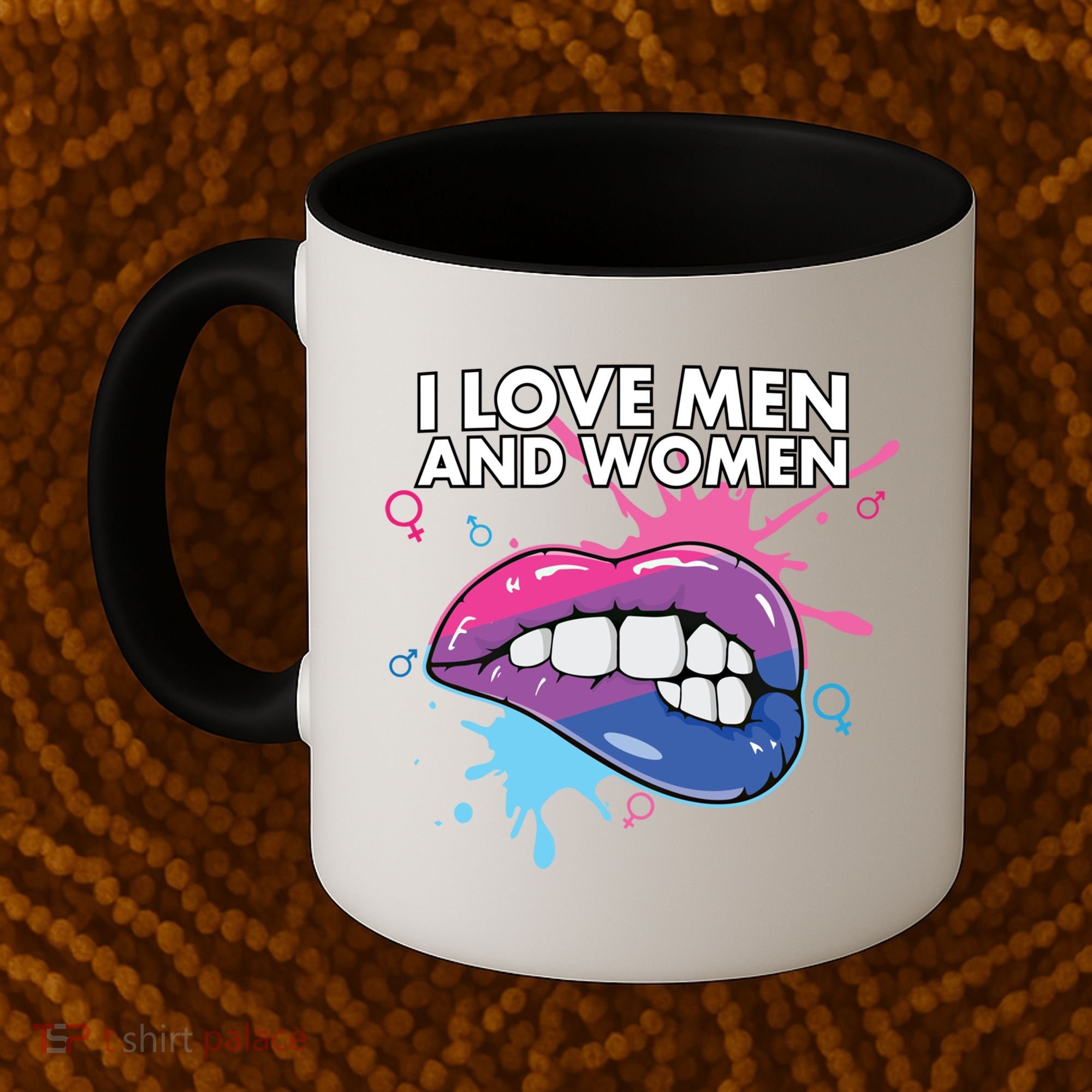 I Love And Bisexual Pride Bisexuality Lgbtq Cool Gift Coffee Mug