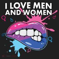 I Love And Bisexual Pride Bisexuality Lgbtq Cool Gift Beanie thumb 2