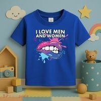 I Love And Bisexual Pride Bisexuality Lgbtq Cool Gift Toddler T-Shirt thumb 3