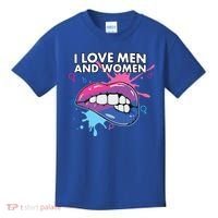 I Love And Bisexual Pride Bisexuality Lgbtq Cool Gift Kids T-Shirt thumb 0