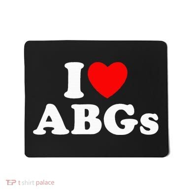 I Love Abgs Mousepad