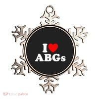 I Love Abgs Ornament thumb 0