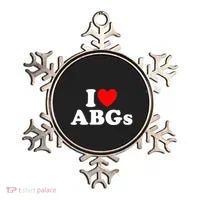 I Love Abgs Ornament thumb 0