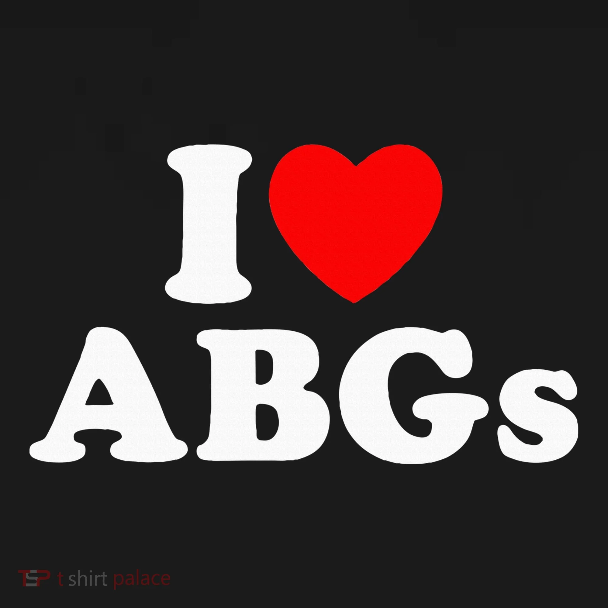 I Love Abgs Ornament