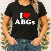 I Love Abgs Women's T-Shirt thumb 2