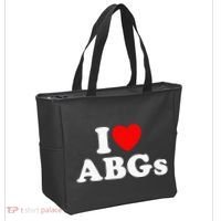 I Love Abgs Tote Bag thumb 2