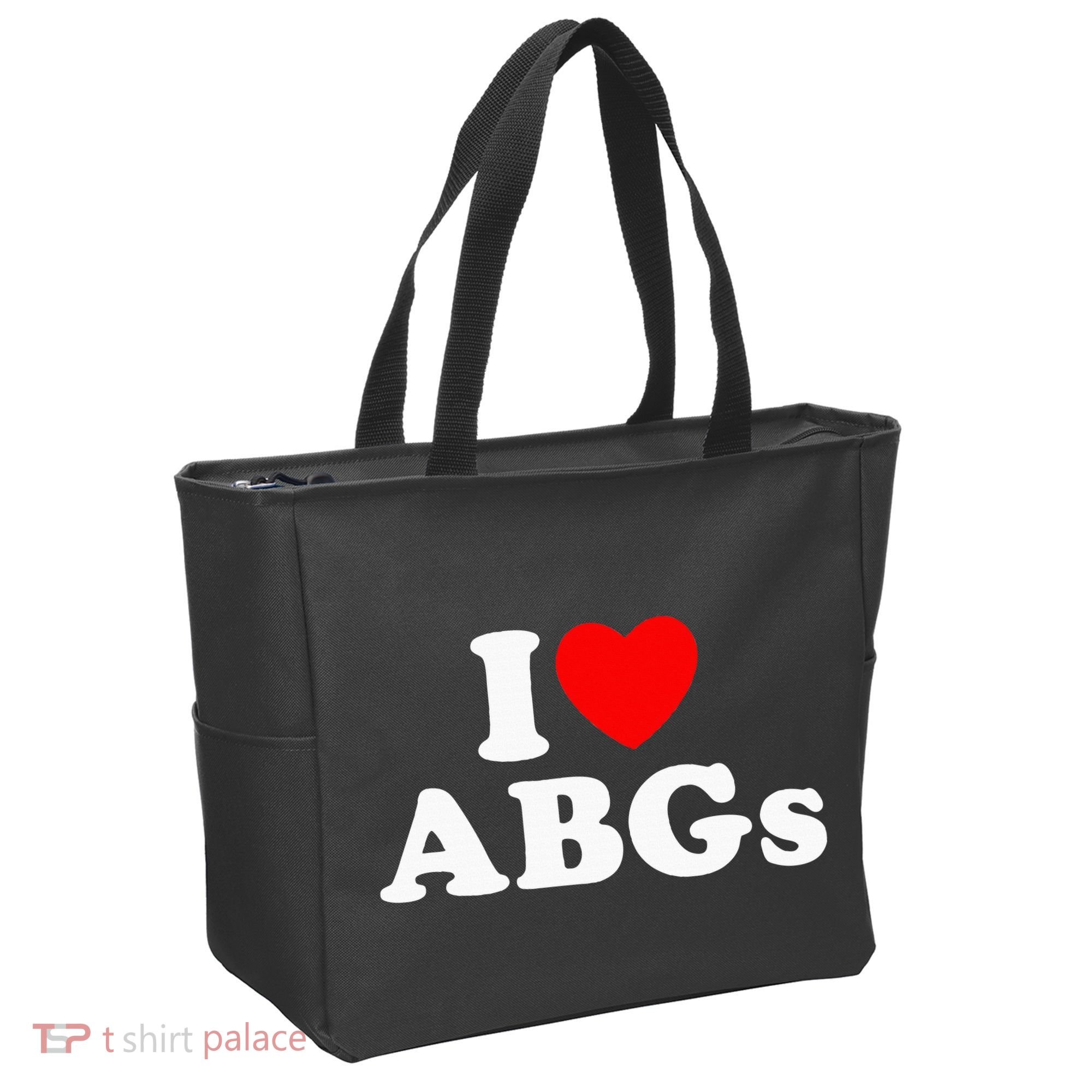 I Love Abgs Tote Bag