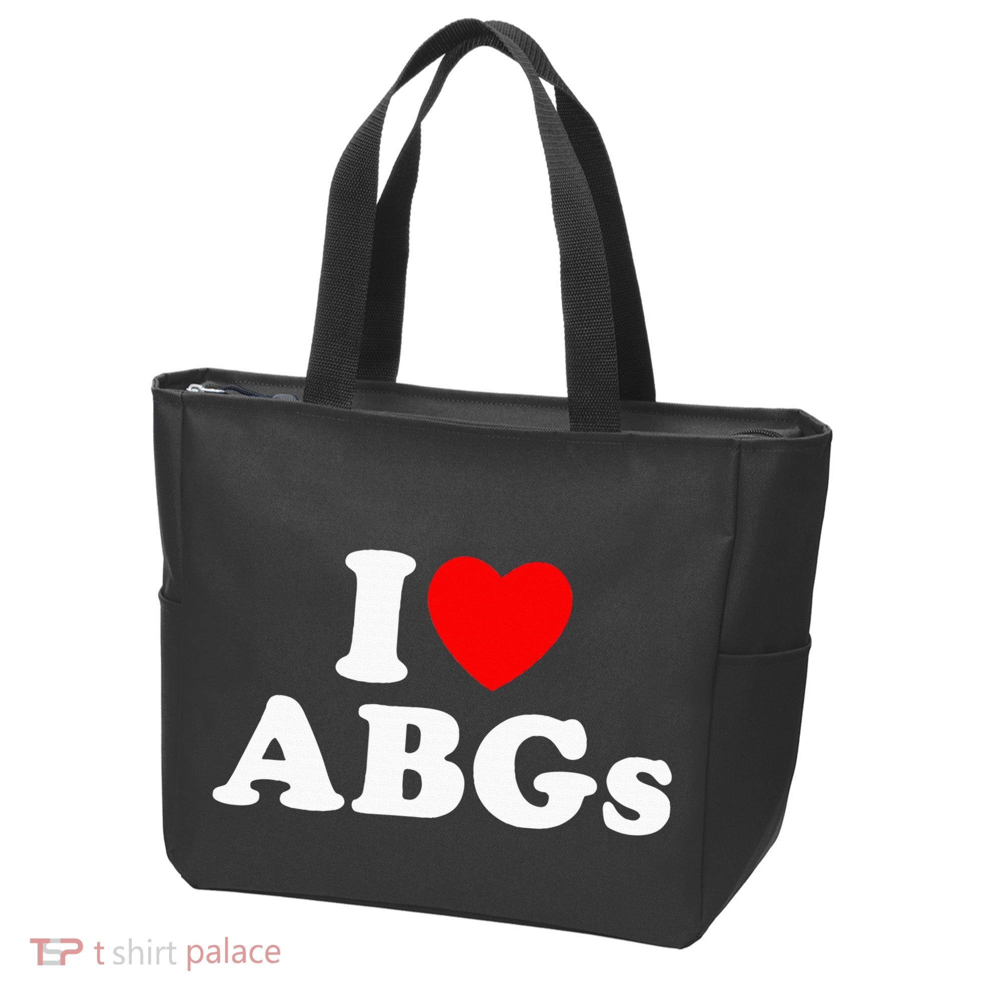 I Love Abgs Tote Bag