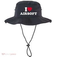 I Love Airsoft I Heart Airsoft Lover Player Bucket Hat thumb 0