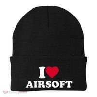 I Love Airsoft I Heart Airsoft Lover Player Beanie thumb 0