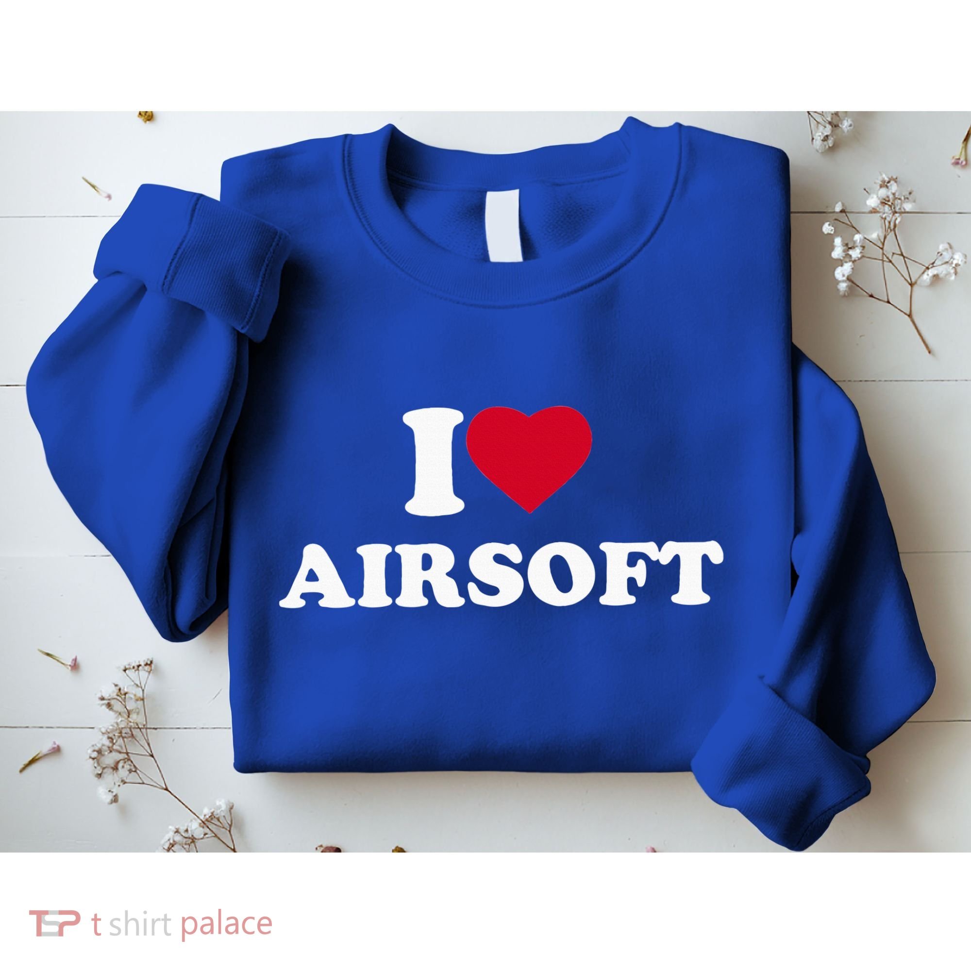 I Love Airsoft I Heart Airsoft Lover Player Sweatshirt