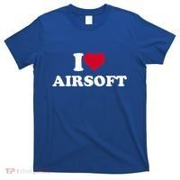 I Love Airsoft I Heart Airsoft Lover Player T-Shirt thumb 0