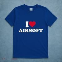 I Love Airsoft I Heart Airsoft Lover Player T-Shirt thumb 5