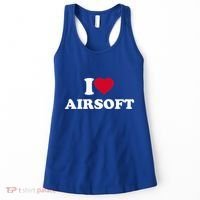 I Love Airsoft I Heart Airsoft Lover Player Women's Tank Top thumb 0