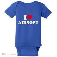 I Love Airsoft I Heart Airsoft Lover Player Baby Bodysuit thumb 0