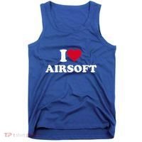 I Love Airsoft I Heart Airsoft Lover Player Tank Top thumb 0