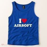 I Love Airsoft I Heart Airsoft Lover Player Tank Top thumb 2