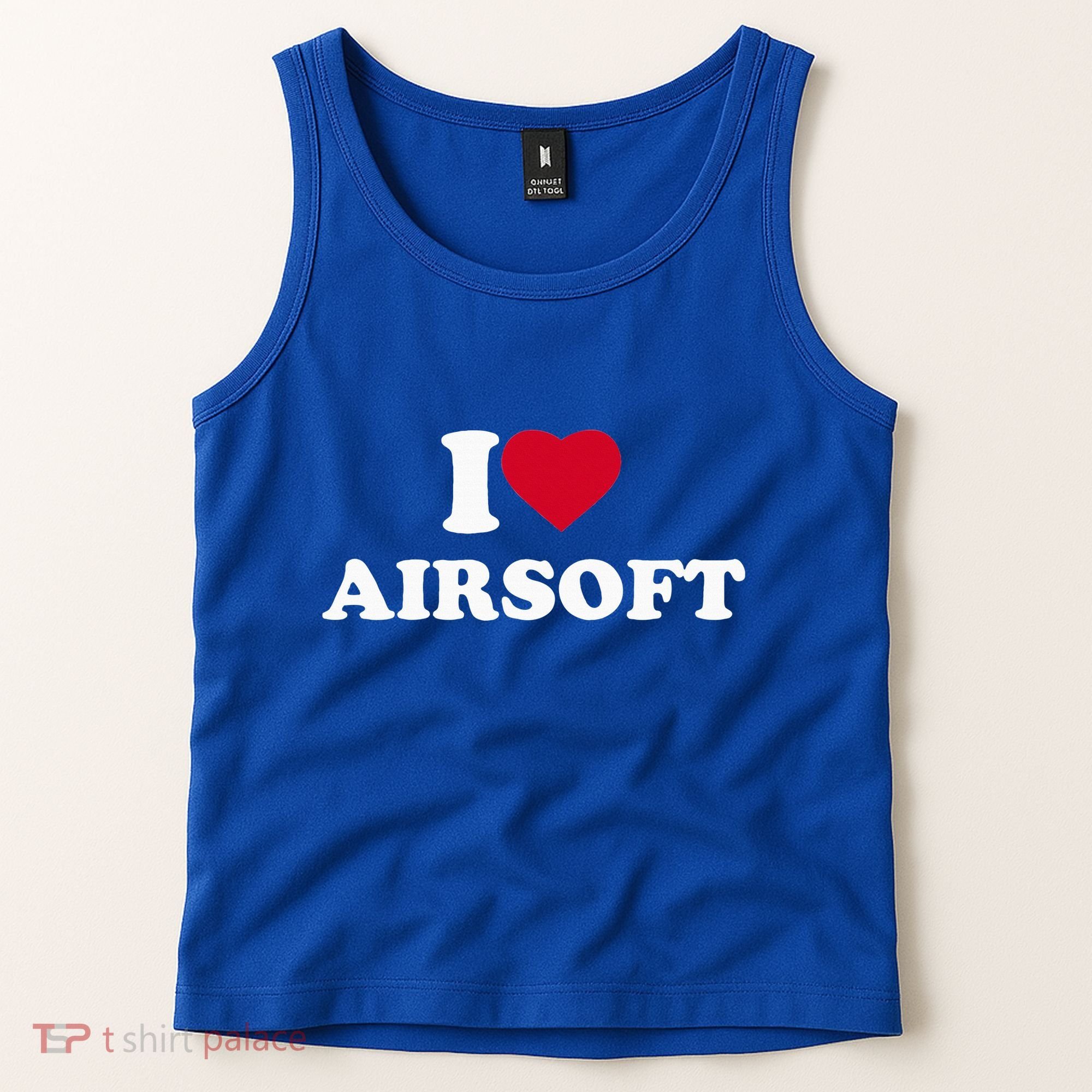 I Love Airsoft I Heart Airsoft Lover Player Tank Top
