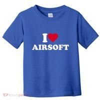 I Love Airsoft I Heart Airsoft Lover Player Toddler T-Shirt thumb 0